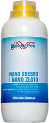 Komponent nano srebro + nano złoto 1lt 10 ppm + 100 ppm