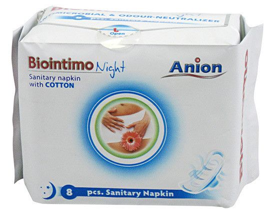 Anion BioIntimo Podpaski higieniczne z paskiem anionowym - nocne BioIntimo Corporation