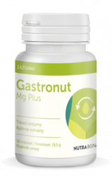 NUTRA-BONA GASTRONUT - suplement diety unikalny kompleks enzymów trawiennych, wapnia, magneza