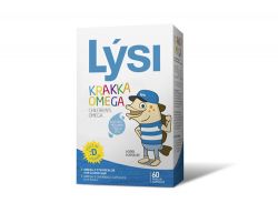 Olej rybi Lysi - Omega 3+D dla dzieci 60 cps - Żelatynowe kapsułki do żucia o przyjemnym owocowym smaku zawierają olej rybi. Produkt opracowany specjalnie dla dzieci.