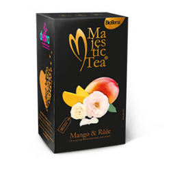 Biogena Majestic Tea Mango & Rose 20x2,5g Herbatka owocowa o smaku, porcjowana.