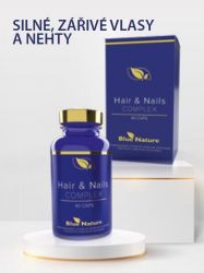 Hair & Nails Complex 40 cps Blue Nature - Biotyna 4000, pokrzywa