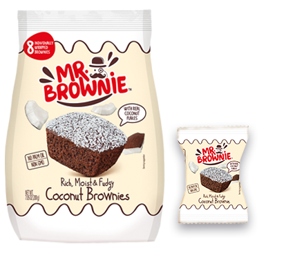Mr. Brownie - Ciasteczka Kokosowe 200gr - 8 x 2,5 g